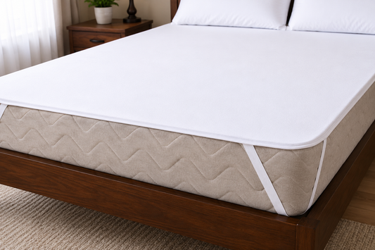 Waterproof PU Fitted Mattress Protector – Soft & Secure Fit