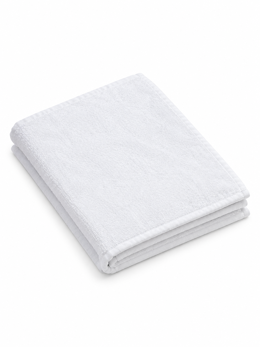 2-Piece White Hand Towel Set – Soft & Absorbent Everyday Towels