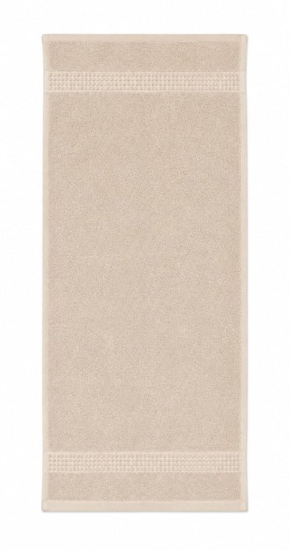 Soft Cotton Bath Towel – Blush Pink & Beige (Pack of 2) 100% Cotton