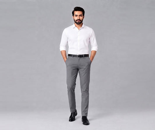 Men’s Tailored Formal Pants – Grey