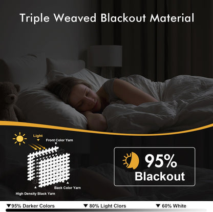 Blackout curtain window panel - 54 x 84 in