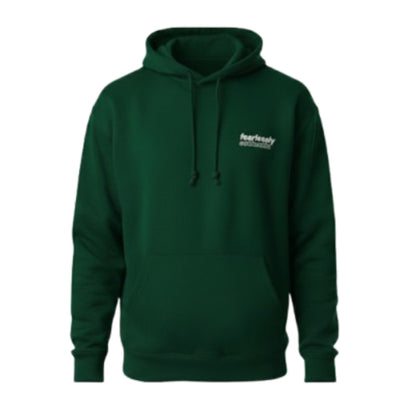 Fearlessly Authentic Graphic Hoodie – Forest Green