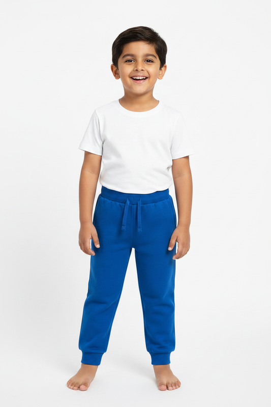 Kids Blue Joggers - Pakistani Boy