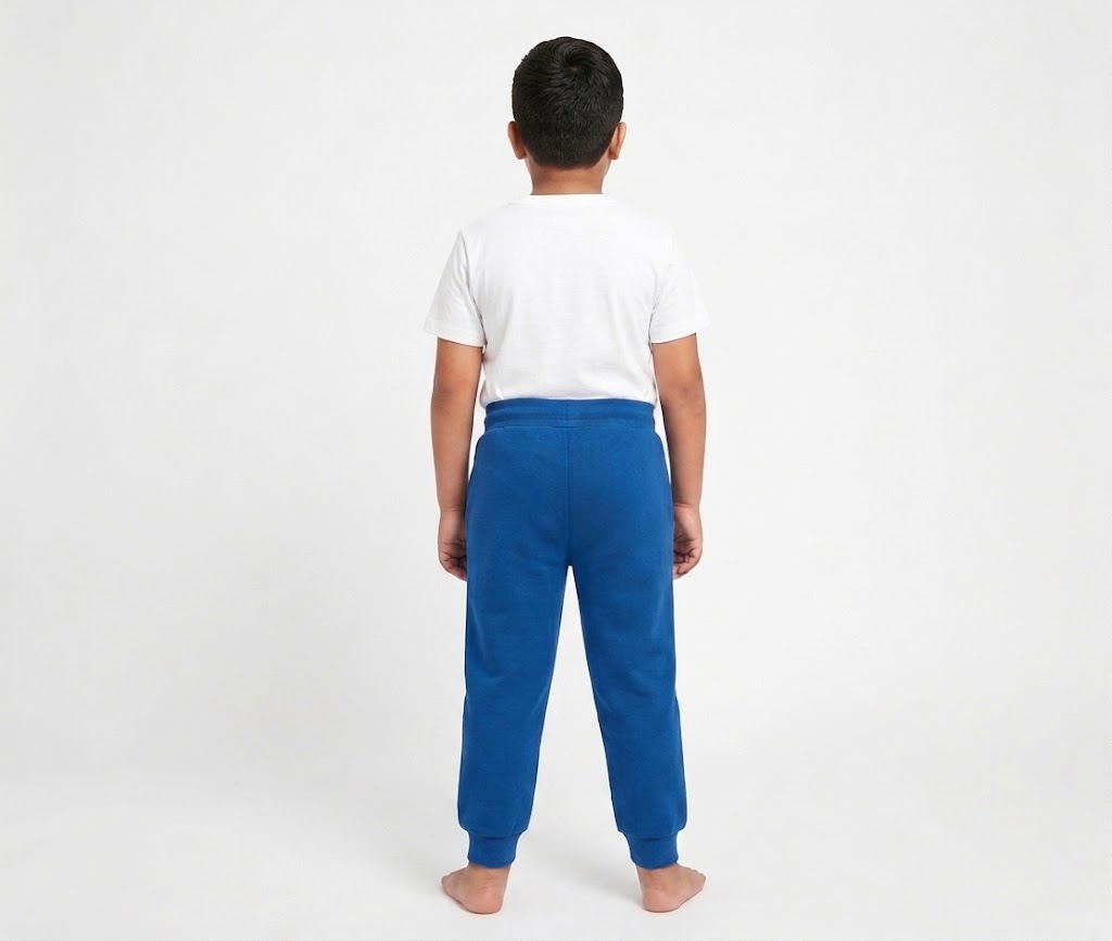 Kids Royal Blue Fleece Joggers – Soft & Comfortable