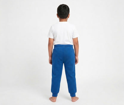 Kids Royal Blue Fleece Joggers – Soft & Comfortable